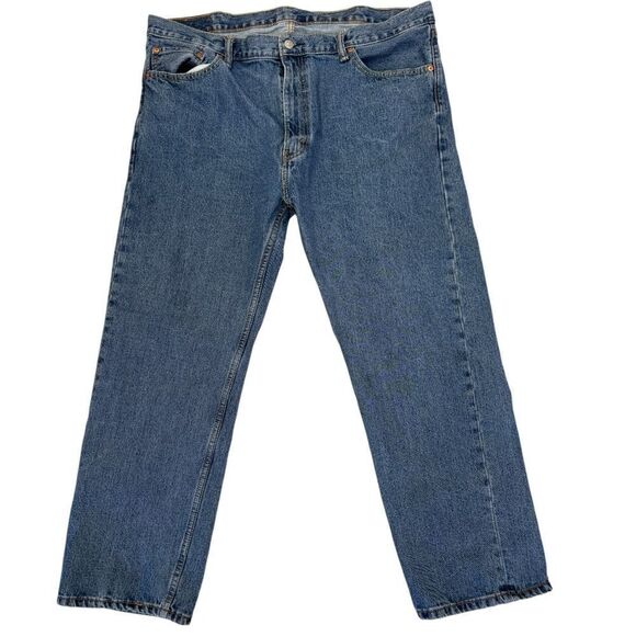 Levi’s Men’s 505 Denim Straight Leg Jeans Size 42x30 - Picture 2 of 6